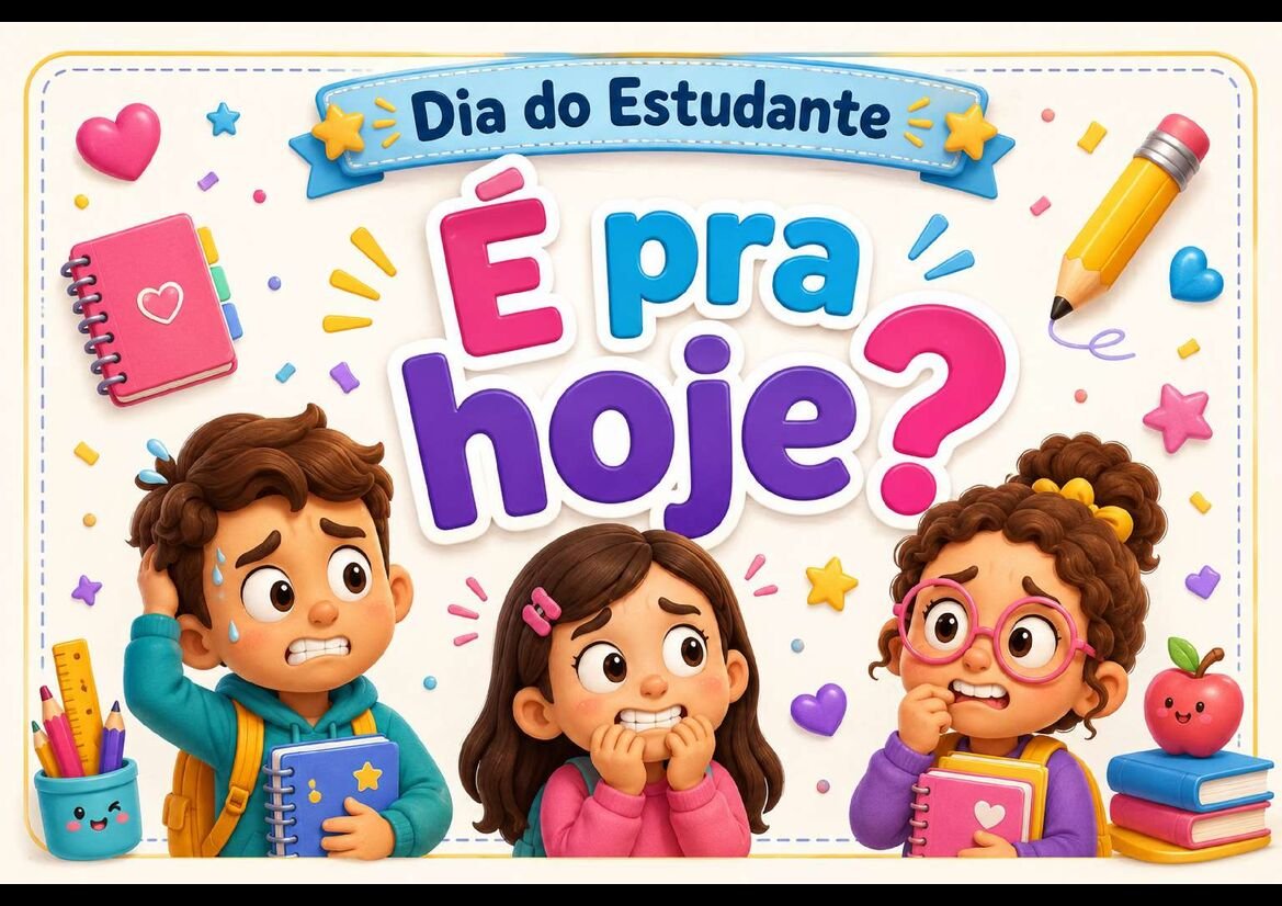 Cartões para dia do estudante engraçados e fofos para imprimir página 22
